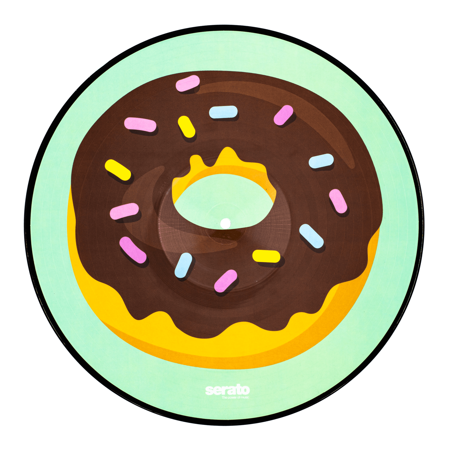 Serato Reversible Emoji Picture Disc 12" Control Vinyl Records (pair)
