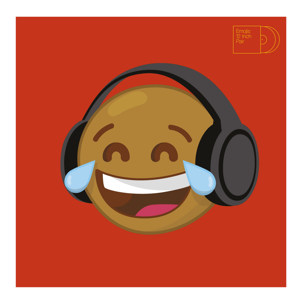 Serato Reversible Emoji Picture Disc 12" Control Vinyl Records (pair)