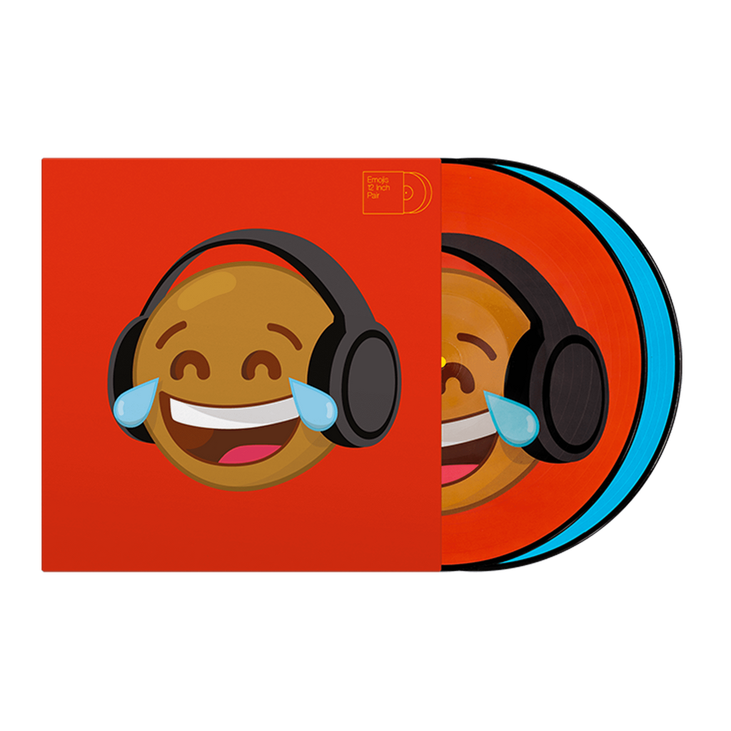 Serato Reversible Emoji Picture Disc 12" Control Vinyl Records (pair)