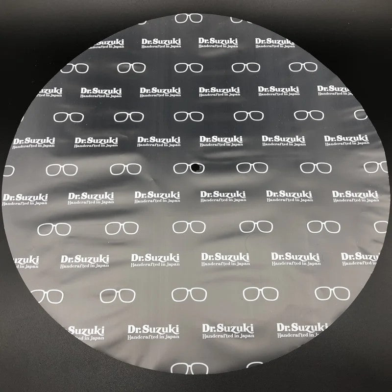 Dr Suzuki 7" Turntable Training Mat Slipmat (black) (slipmat + slipsheets)